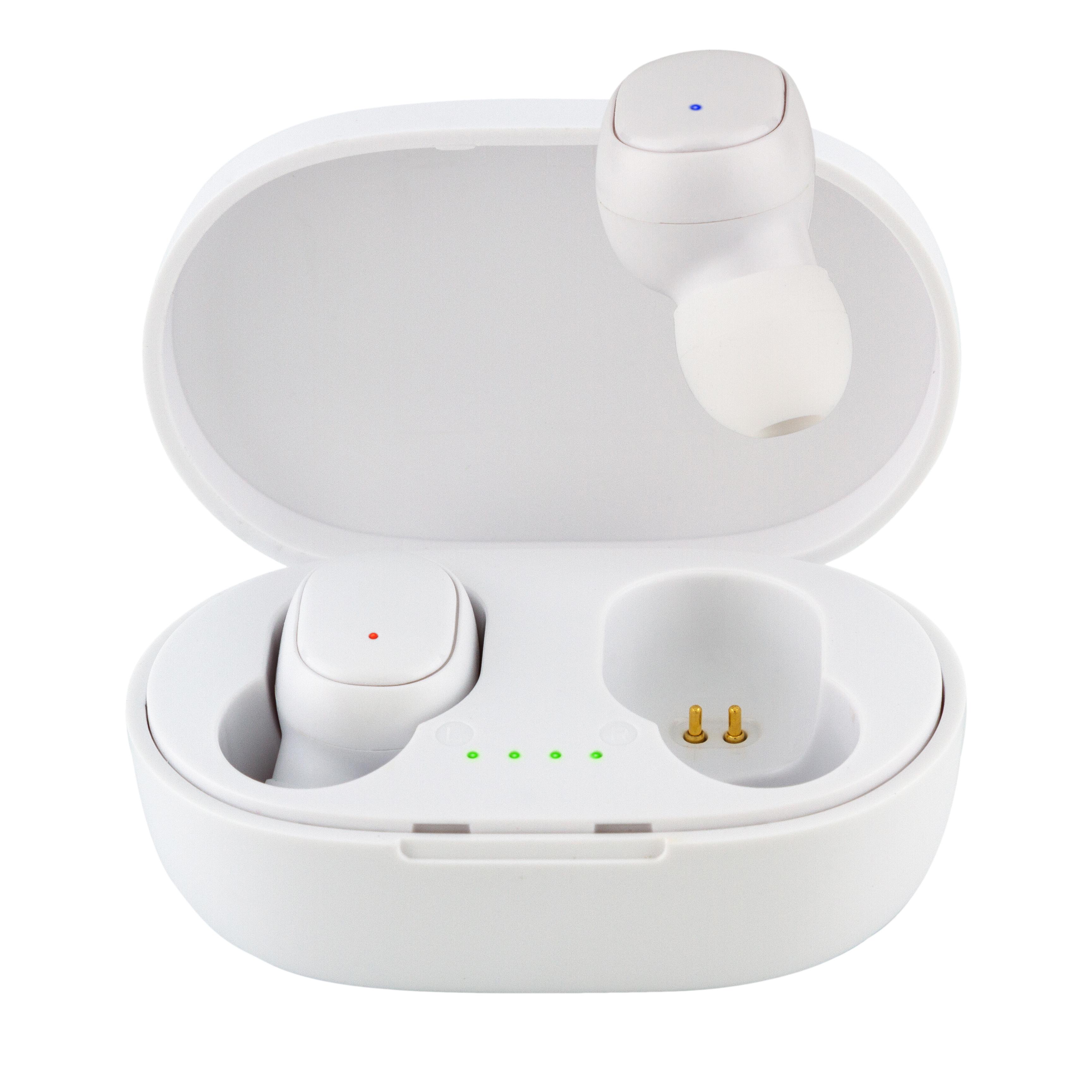 Наушники беспроводные TWS Aura A6S White (nbtwsa6sw)