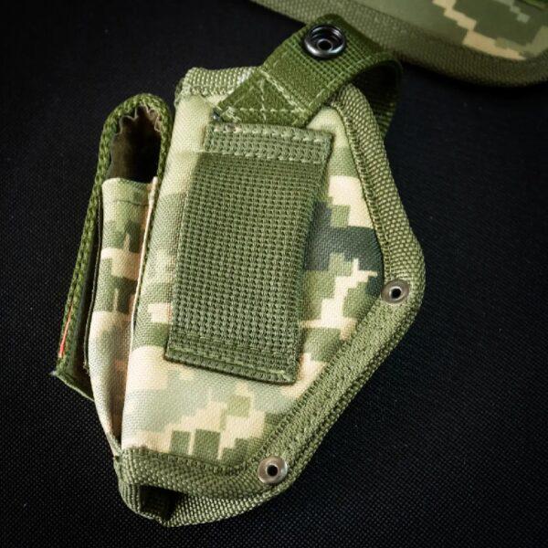 Кобура военная Kirasa на бедро для ПМ KI281 Пиксель (11066466) - фото 7 Кобура военная Kirasa на бедро для ПМ KI281 Пиксель (11066466) - фото 7