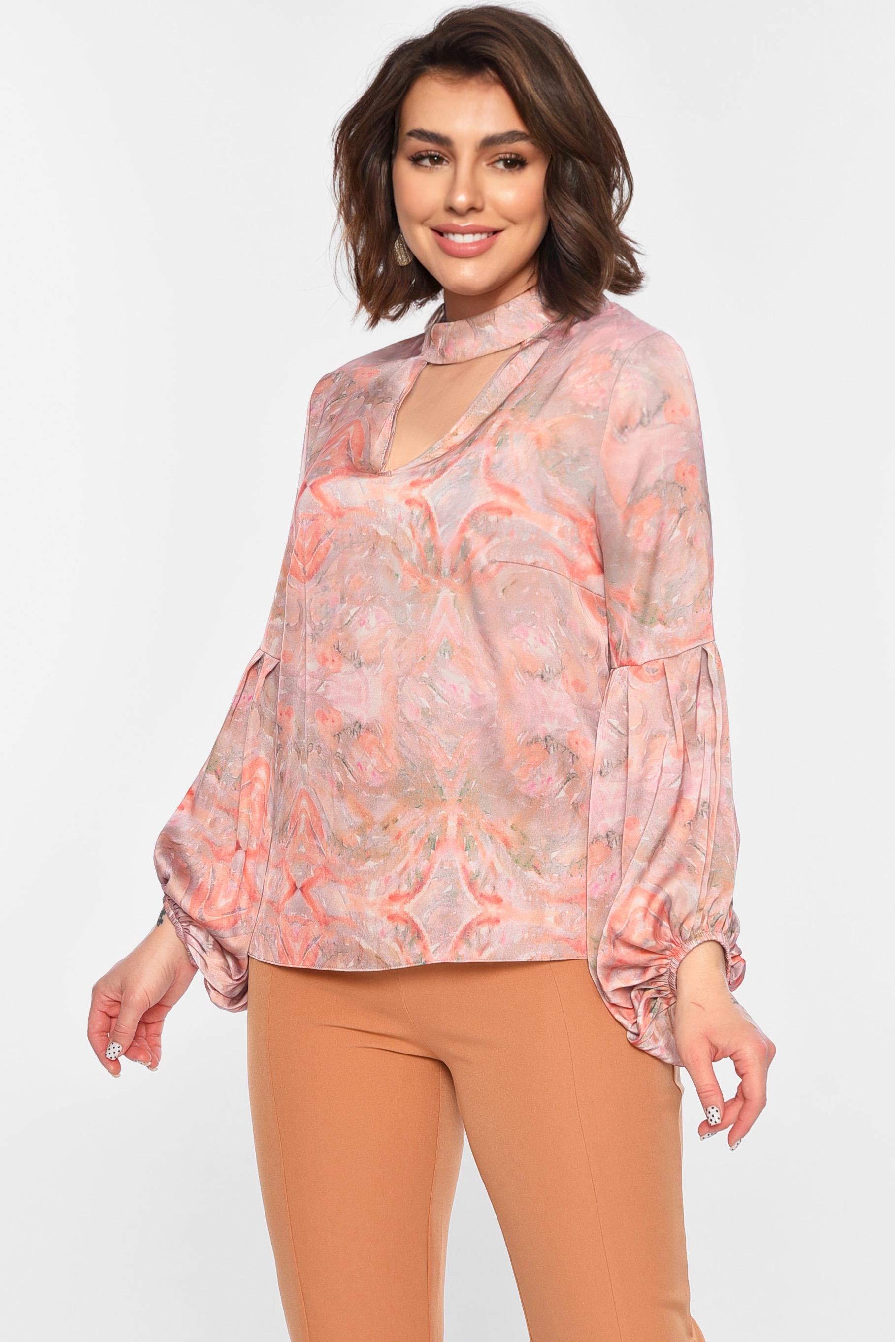 Блузка женская р. 42 Бежевый (196394)