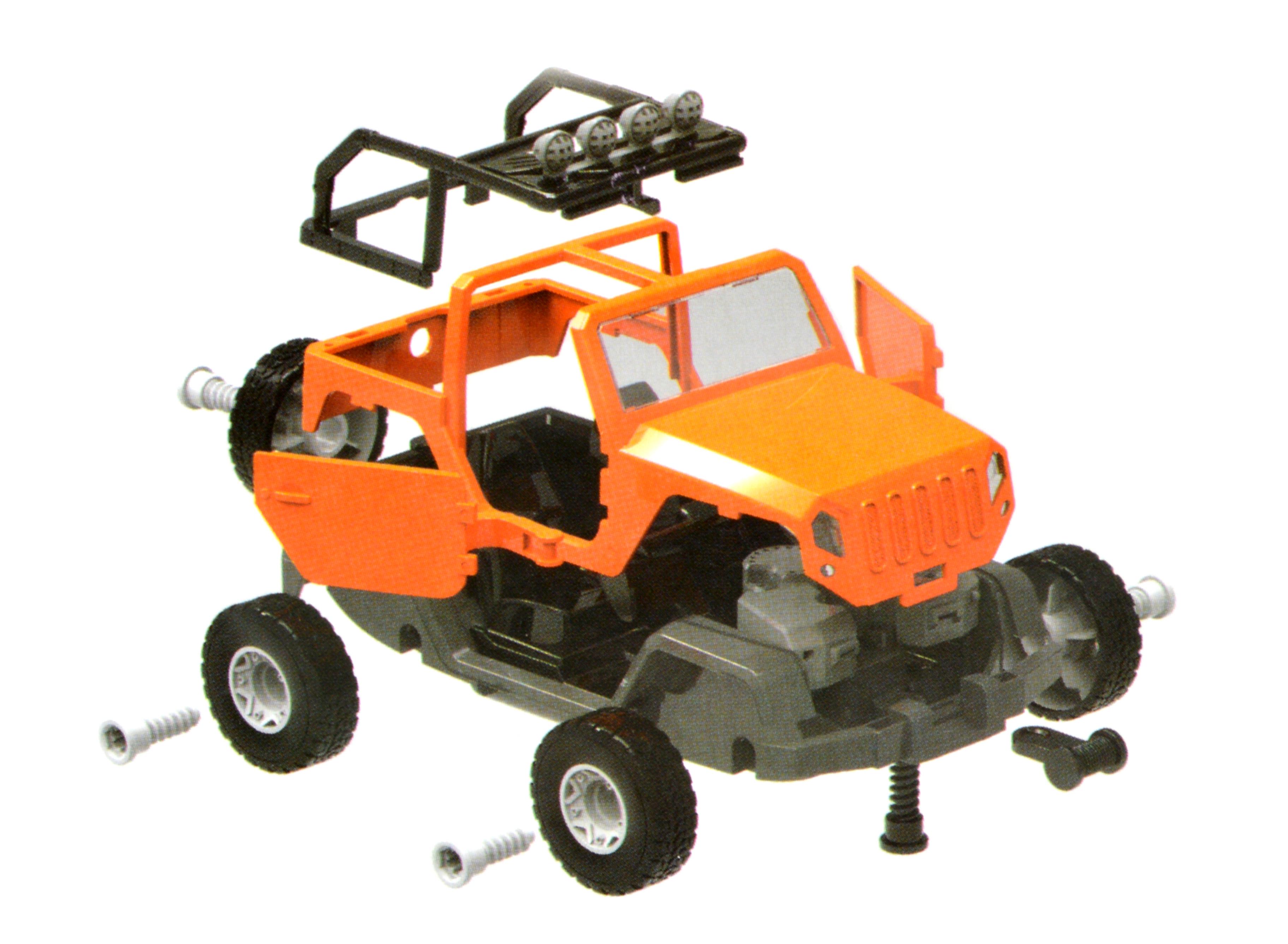 Конструктор Джип 1376 зі світловими та звуковими ефектами - фото 7