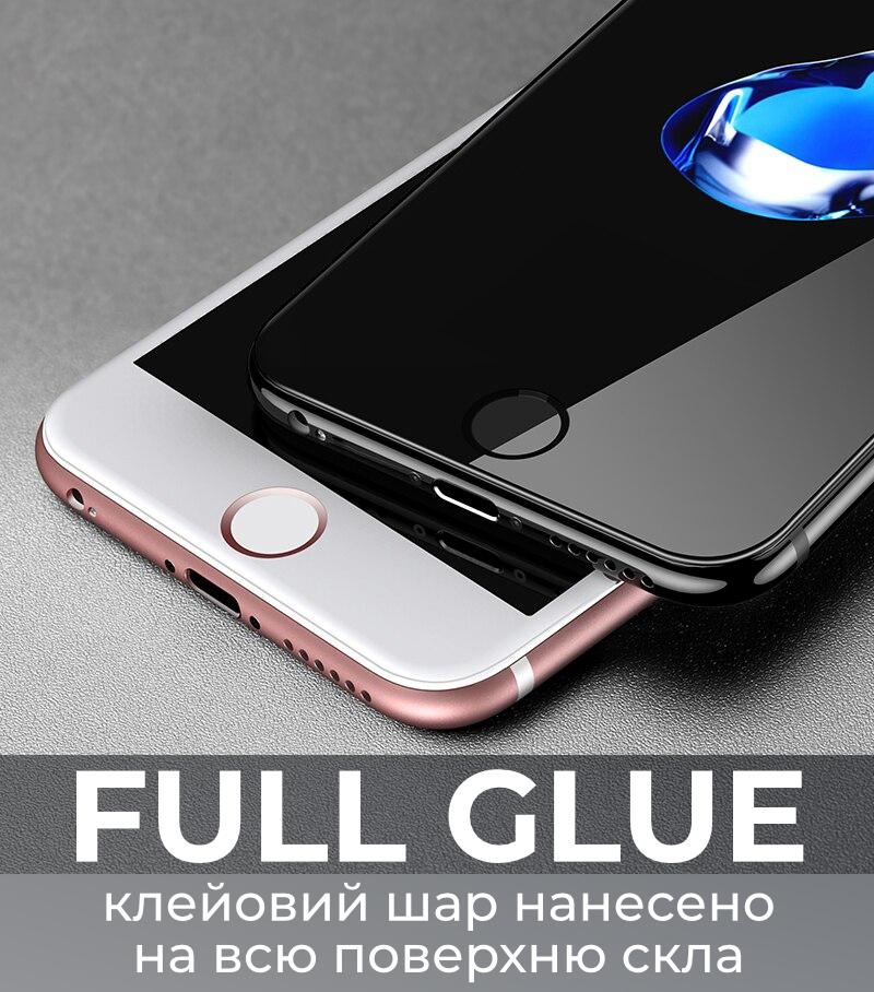 Скло 5D Tecno Pop 5 LTE захисне Full Glue Black (28266) - фото 5