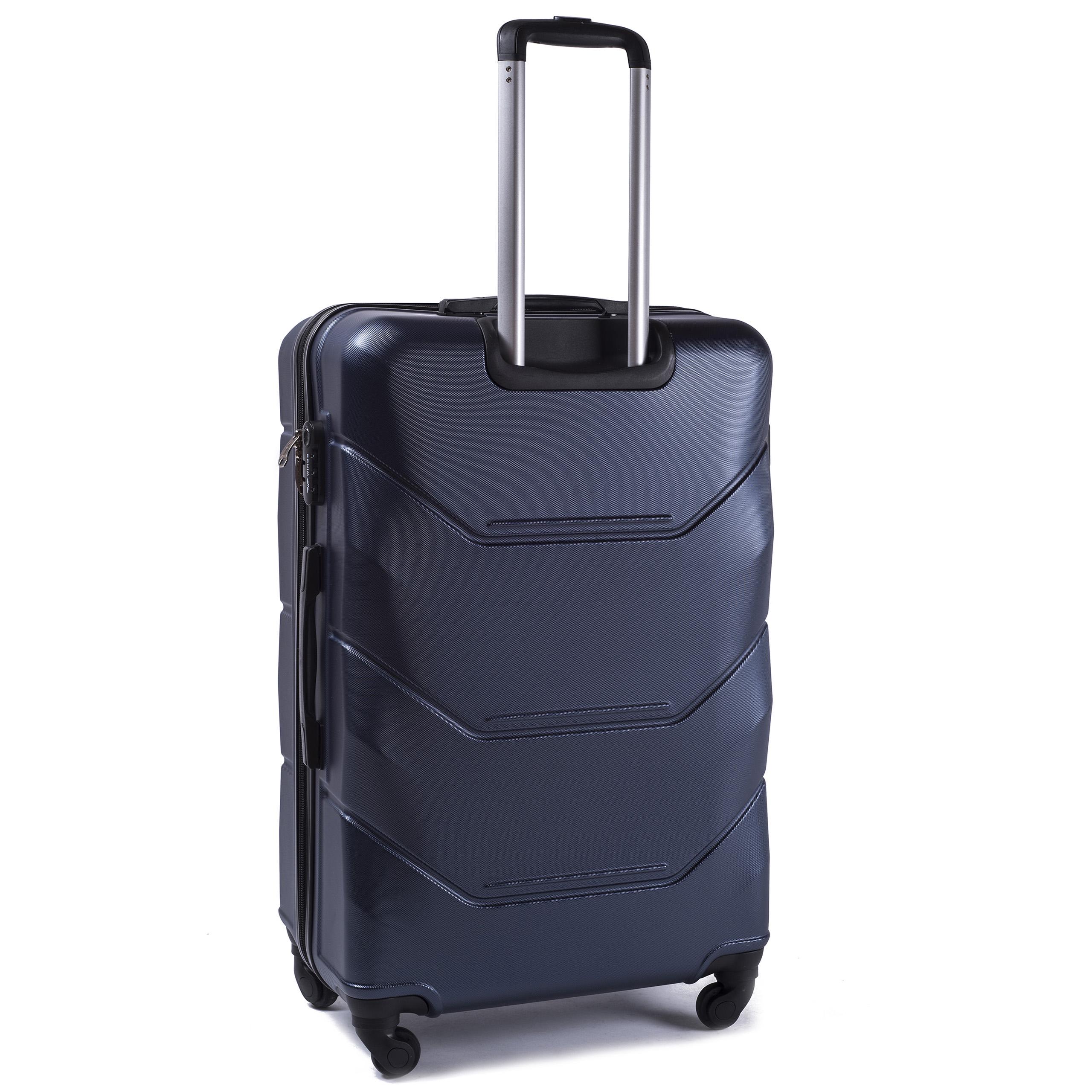 Валіза дорожня Wings 147 з полікарбонату L 75х48х30 см Синій (10820044) - фото 7