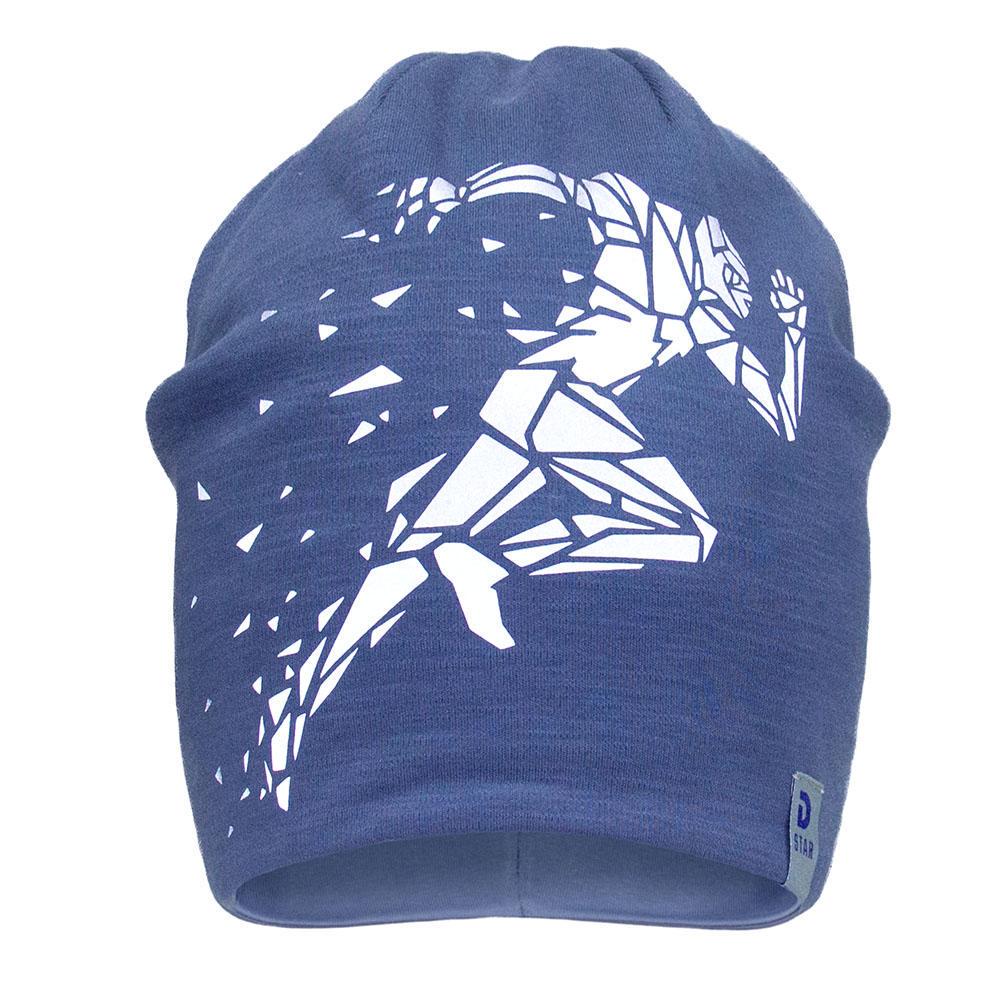 Шапка демисезонная Девид стар р. 54 Джинс (20245)