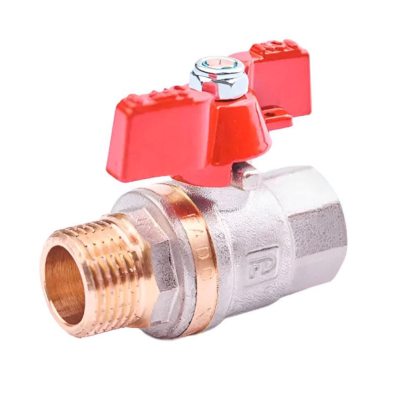 Кран шаровой FADO 3/4" НВ прямой латунь (KN2)