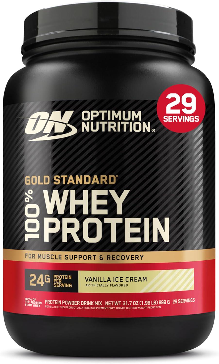 Протеин Optimum Nutrition Whey Standard Vanilla ice cream 908 г