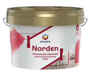 Эмаль акриловая Eskaro NORDEN 30 универсальная 2,7 л