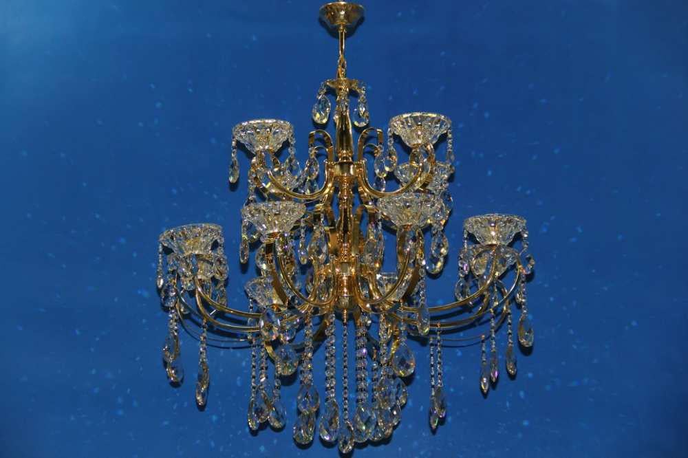 Люстра свеча Ray L12917/8+4 Gold/Champagne (IR006616)