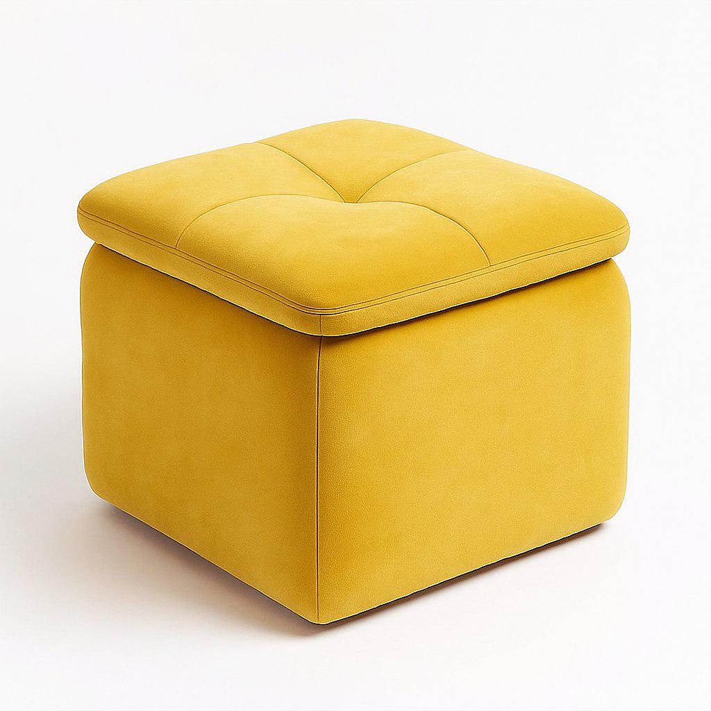 Пуф Nico з нішею 40х40х40 см Жовтий (AI 18)
