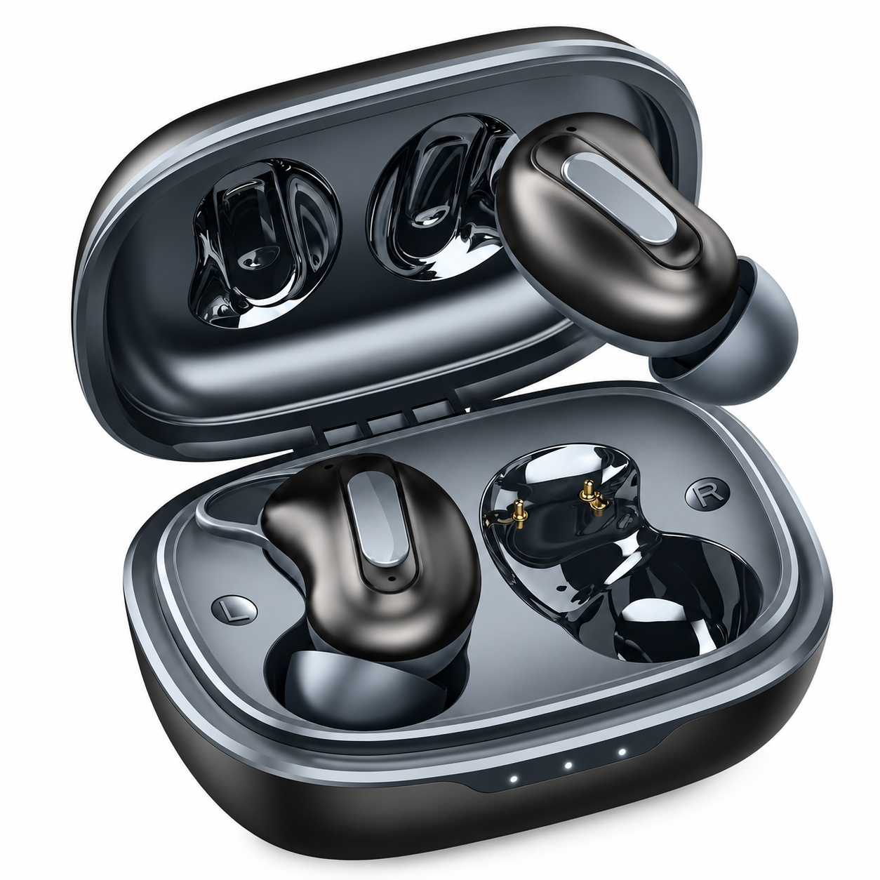 Наушники для сна беспроводные Aggoo D20 Bluetooth 5.4 ANC+ENC до 48 часов IPX7 Черный (SKU-508)