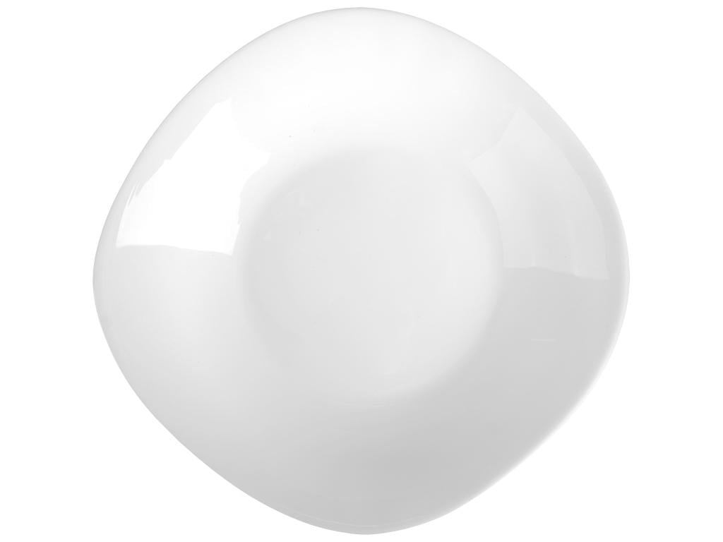 Тарелка суповая Белый стеклокерамическая квадратная 22х22 см 500 мл (MSN-30162-00)