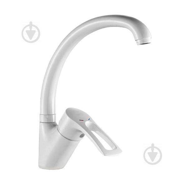 Смеситель для кухни Haiba HANSBERG 011 Белый (HB0202)