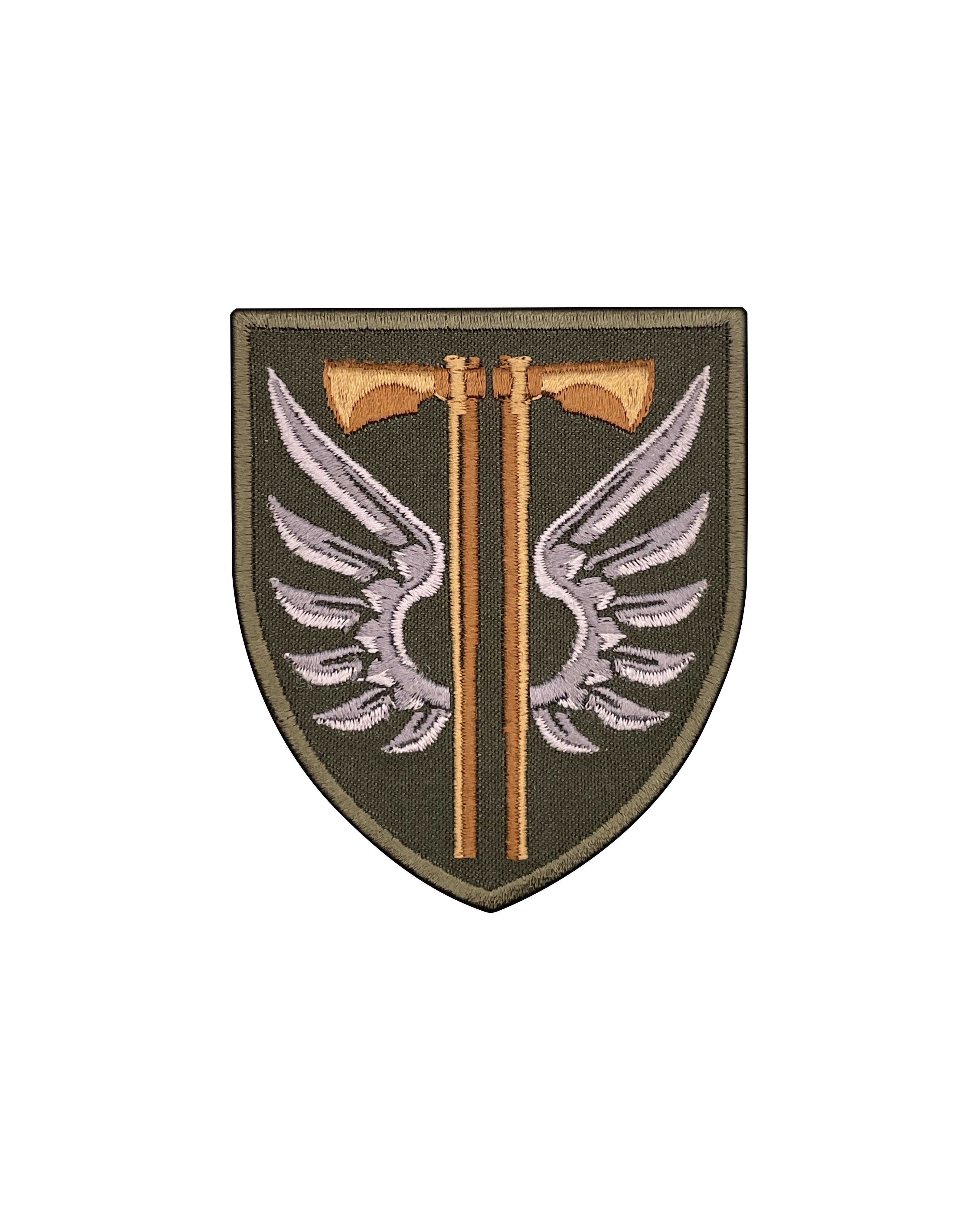 Шеврон 77 Аэромобильная Бригада ДШВ ВСУ Олива (SHE.DSHV-4.2)