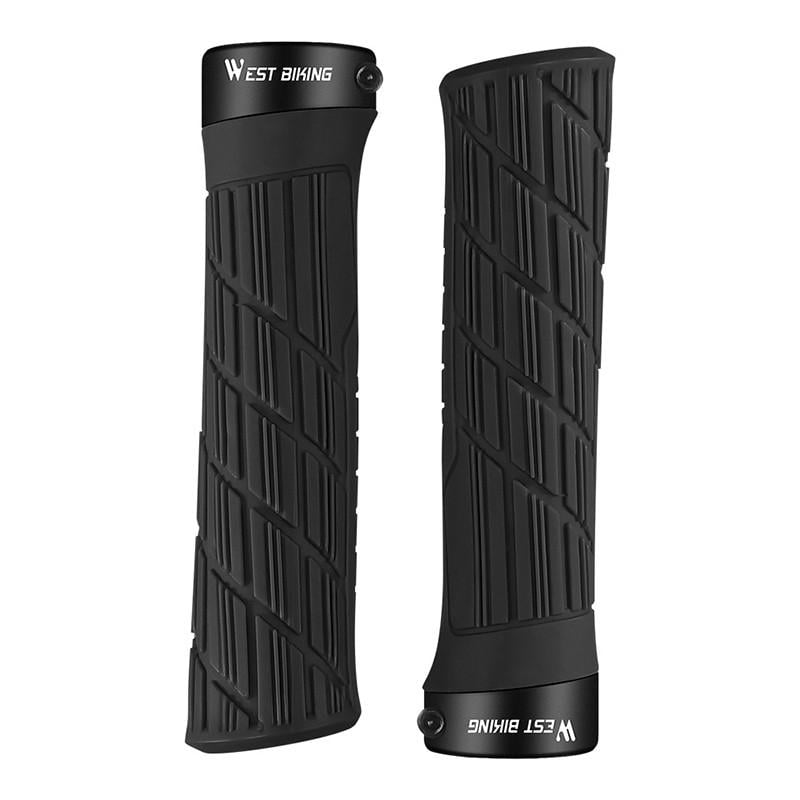 Грипсы велосипедные West Biking YP0804063 с двумя замками Black (25714217)