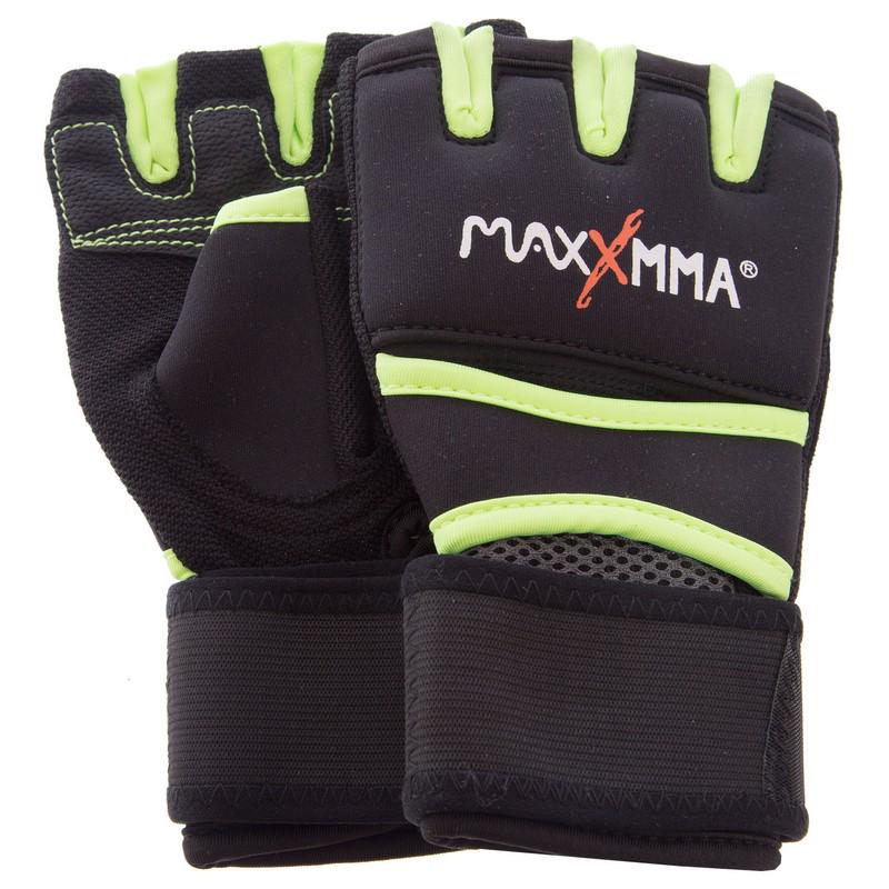 Перчатки-бинты для бокса MaxxMMA L/XL Зеленый (27460231)