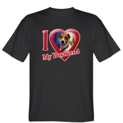 Футболка мужская I love my Boyfriend Пес Патрон 3XL Черный (18428200-2-207950-XXXL)