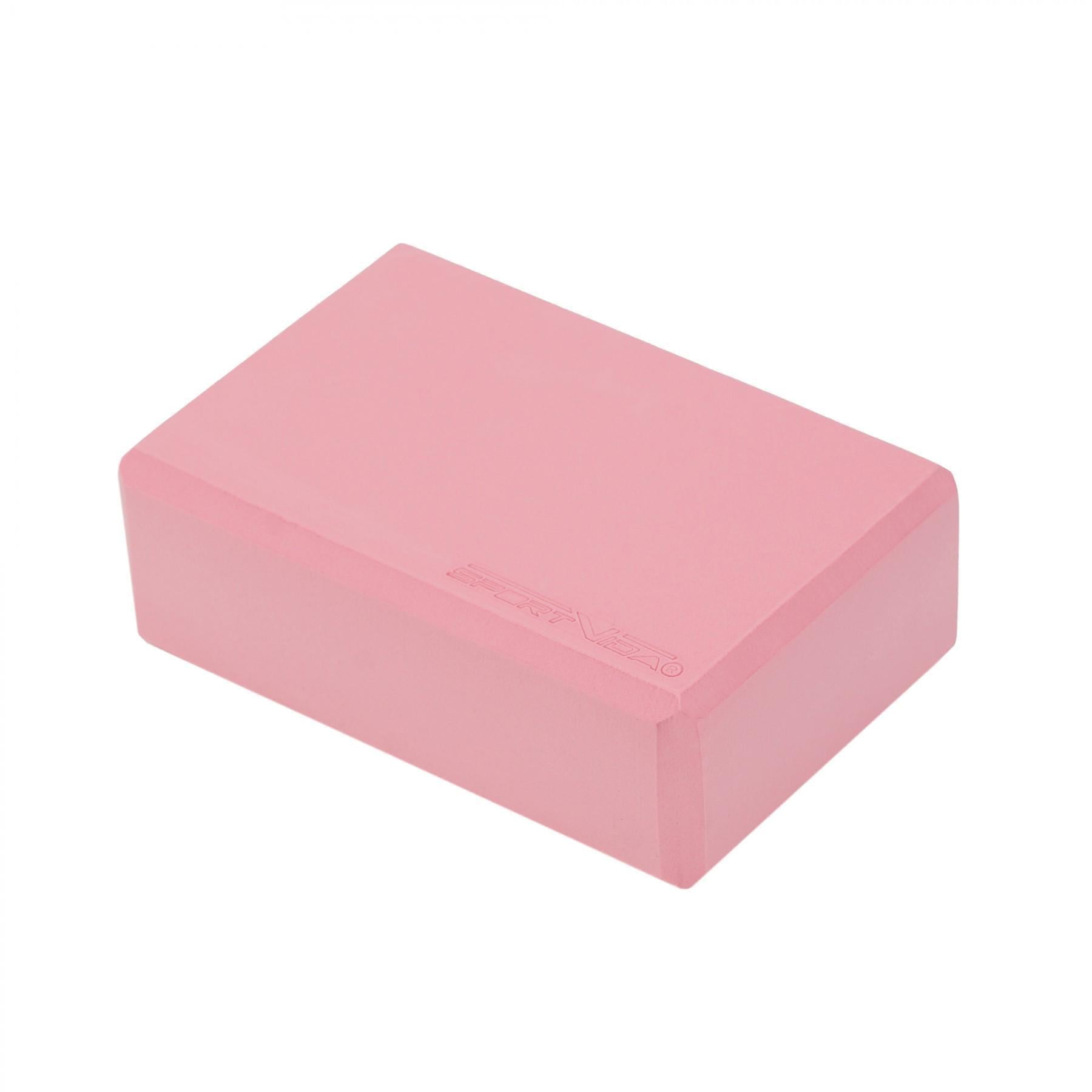Блок для йоги SportVida EVA SV-EZ0066 Pink (47094)