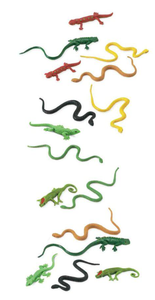 Набор фигурок Safari Ltd Рептилии в тубусе (23059695)