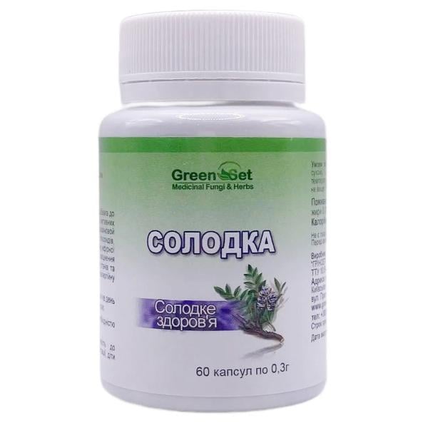 Корень солодки Green Set Сладкое здоровье 60 капс. (000023995)
