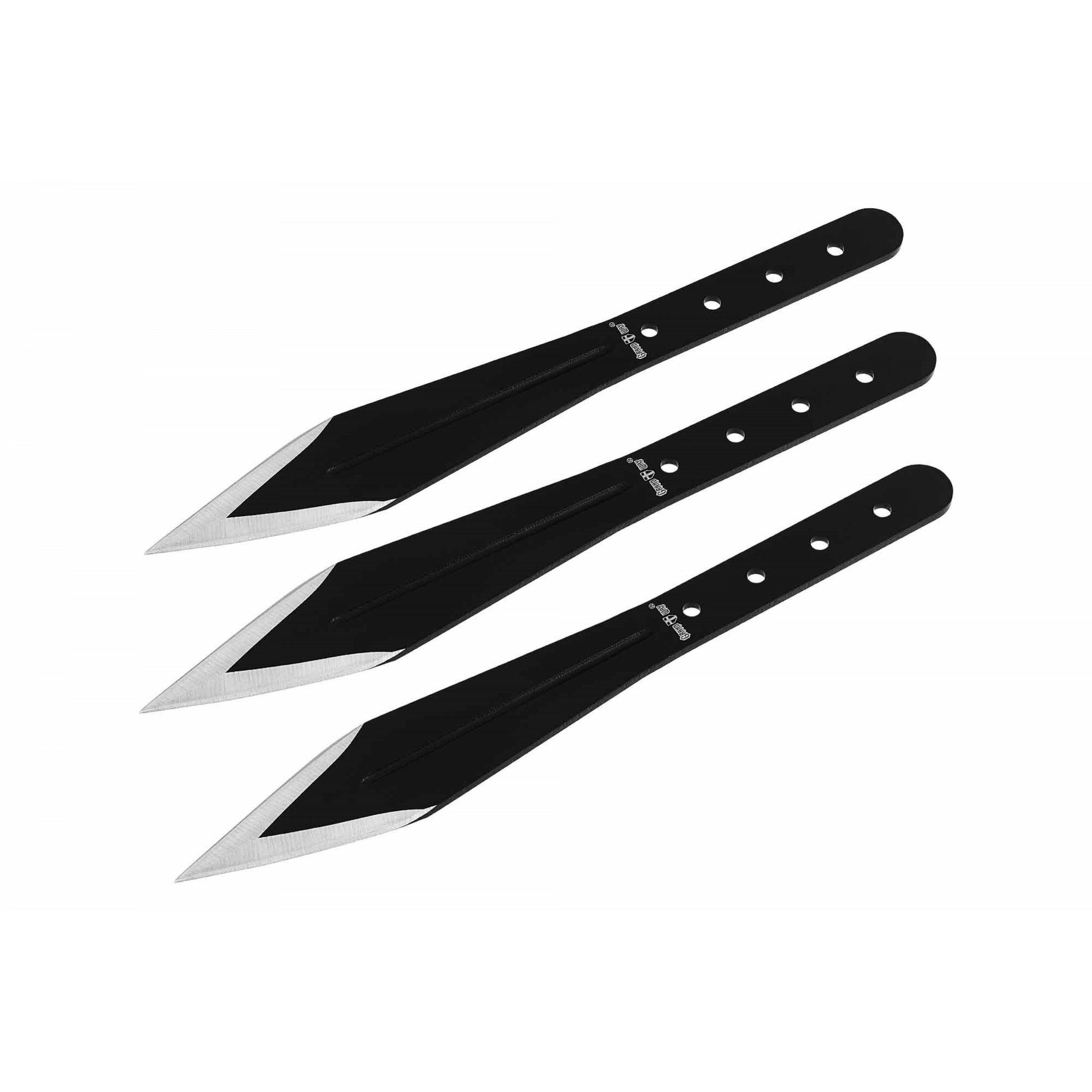 Набір ножів метальних Grand Way 110 мм 3в1 (F025)