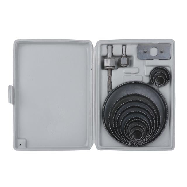 Набір корончатих свердел по деревині 16 шт. 19-127 мм 19/22/29/32/38/44/54/64/76/89/102/127 мм - фото 2 Набір корончатих свердел по деревині 16 шт. 19-127 мм 19/22/29/32/38/44/54/64/76/89/102/127 мм - фото 2