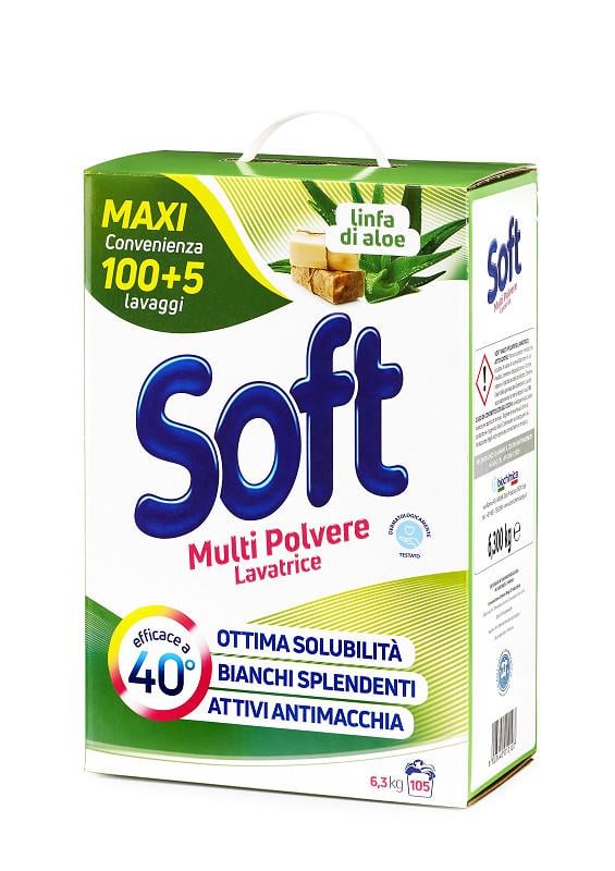 Пральний порошок Soft Алое універсальний 5250 г (8003640012107)