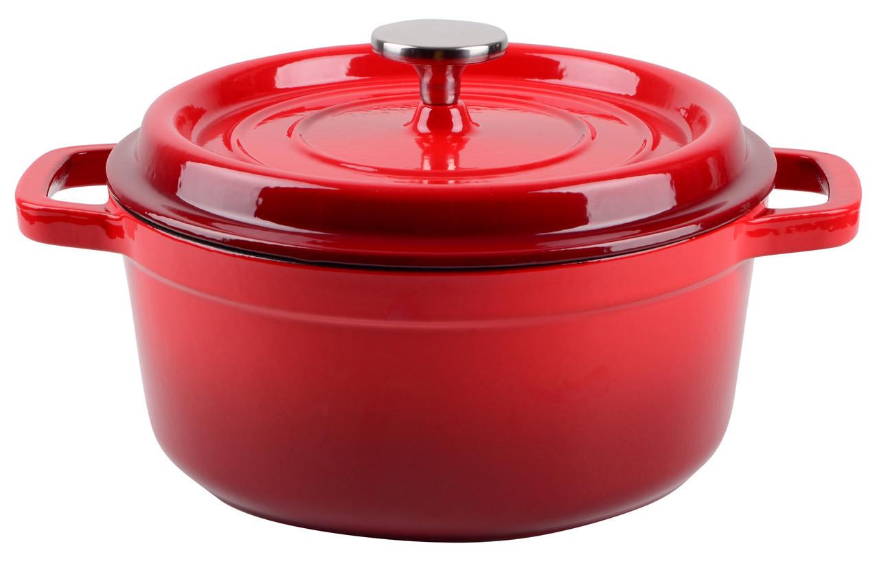 Кастрюля чугунная RINGEL Essen с крышкой 22 см 2,9 л (RG-2300-22)