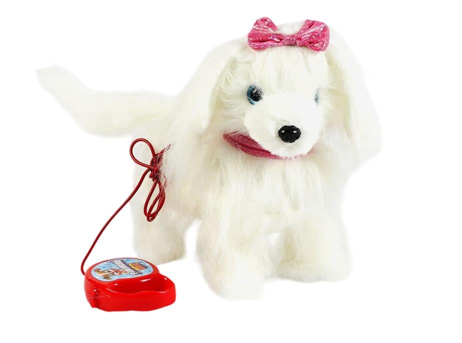 Игрушка интерактивная WToys Собачка ходит и лает White (144638)