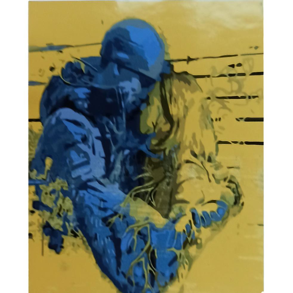 Картина по номерам Strateg Премиум Героическая любовь 30x40 см (SS-6565)