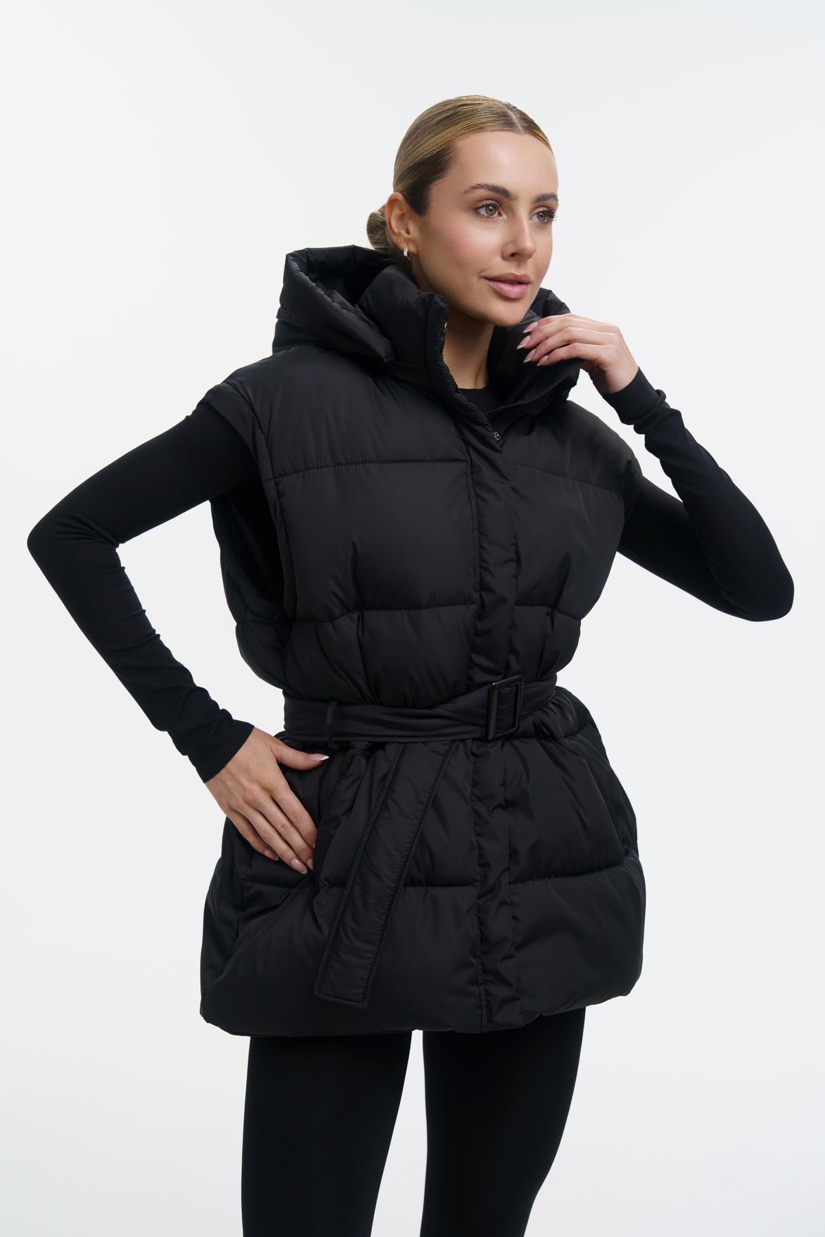 Пуховик-трансформер жіночий Intruder Mishele M Чорний (1148198652/M) - фото 5
