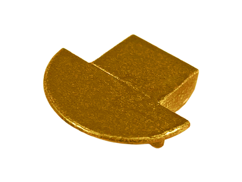 Заглушка LEDUA АЛ-01-1 3D друк Золотий (10335)