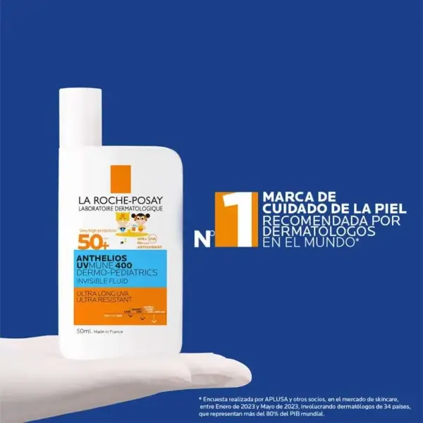 Флюїд сонцезахисний дитячий La Roche-Posay Anthelios UVMune Dermo-Pediatrics SPF50+ 50 мл (24972944) - фото 3 Флюїд сонцезахисний дитячий La Roche-Posay Anthelios UVMune Dermo-Pediatrics SPF50+ 50 мл (24972944) - фото 3