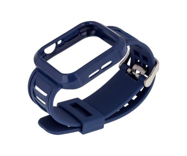 Ремешок Silicone Shine для Apple Watch с Protect Case 44 мм Midnight Blue (0500033970-1837726)