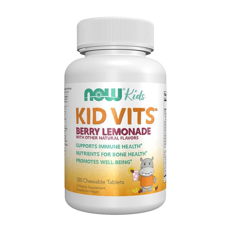 Витамины для детей NOW Kid Vits 120 жев. табл. Ягодный лимонад