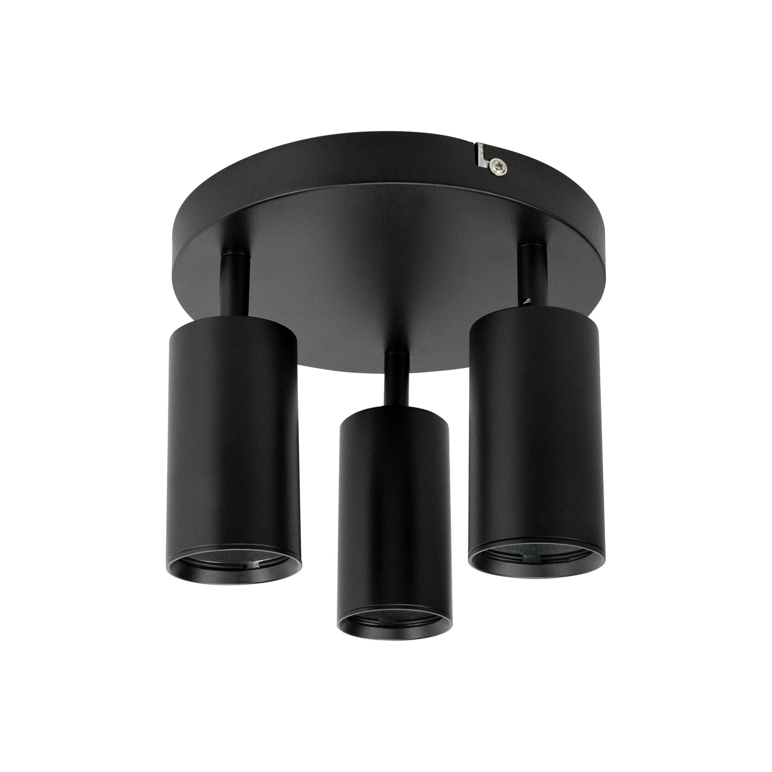 Светильник-спот потолочный HOROZ ELECTRIC Joker-4 3xGU10 Черный (015-038-0004-020)