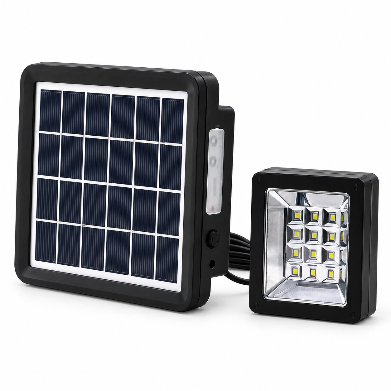 Прожектор аккумуляторный LED EP-07 6V 2W с солнечной панелью портативный для дома/кемпинга/аварийного освещения (EP-07)