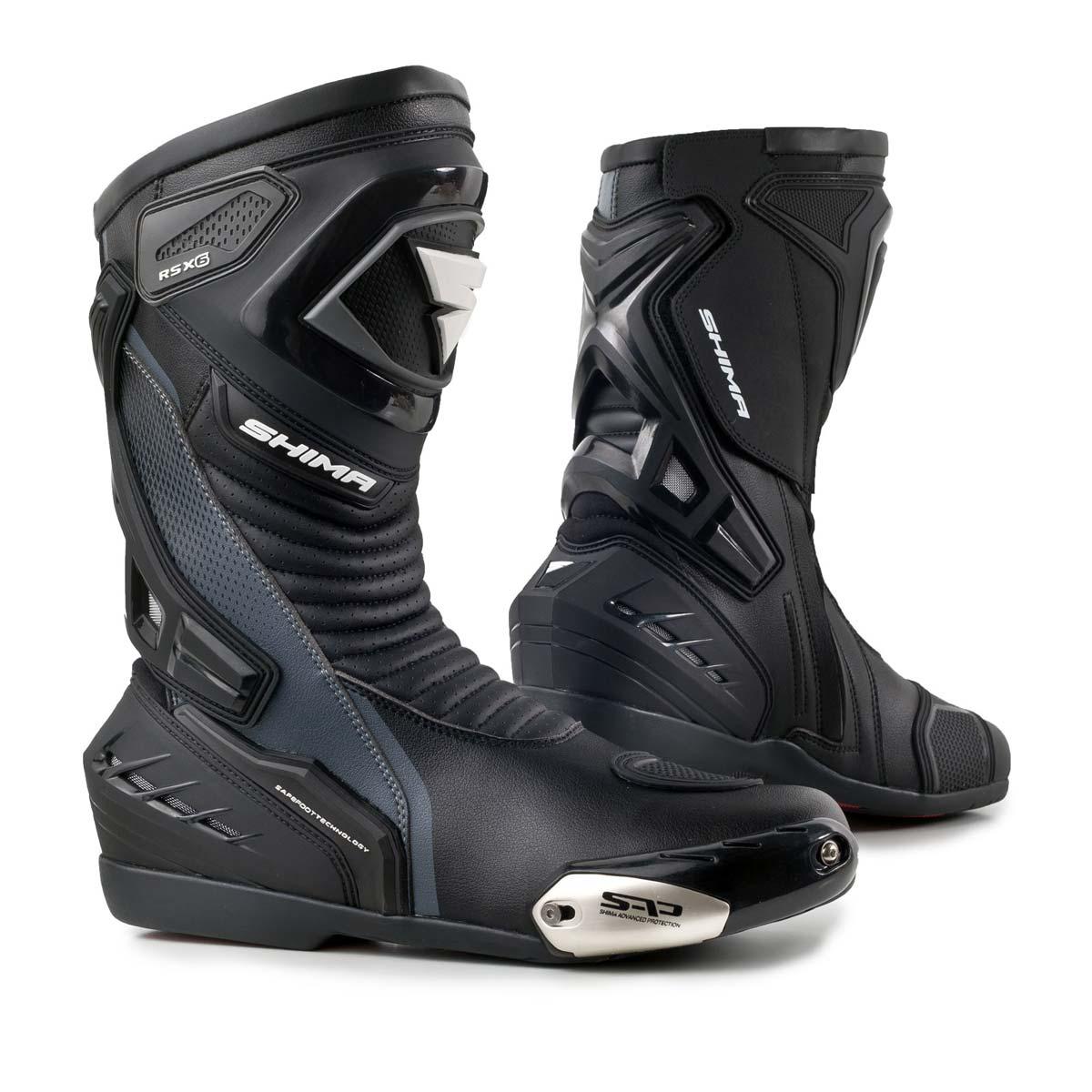 Мотоботы SHIMA RSX-6 р. 42 Black (27564)