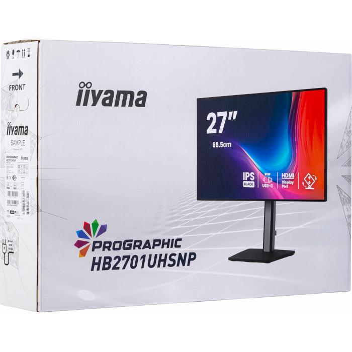 Монітор Iiyama ProGraphic HB2701UHSNP-B1 Black (32534595) - фото 9