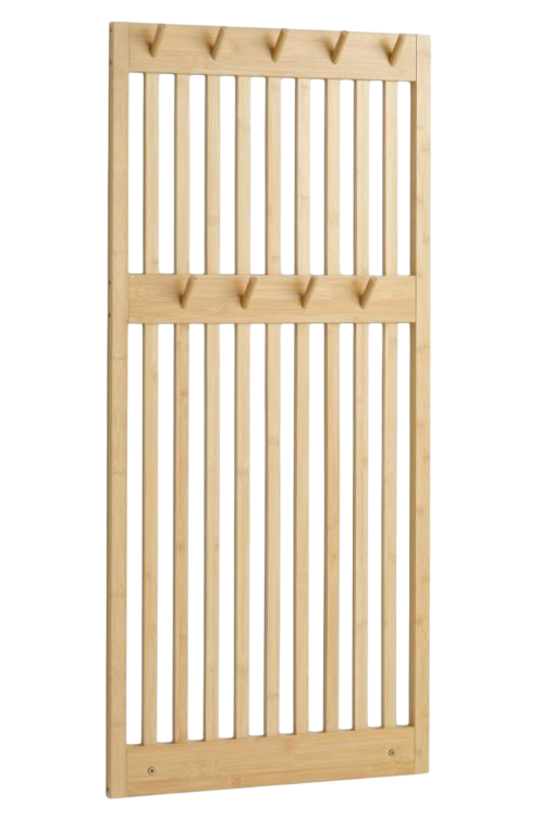 Вешалка настенная 9 крючков из бамбука (a39acddb)