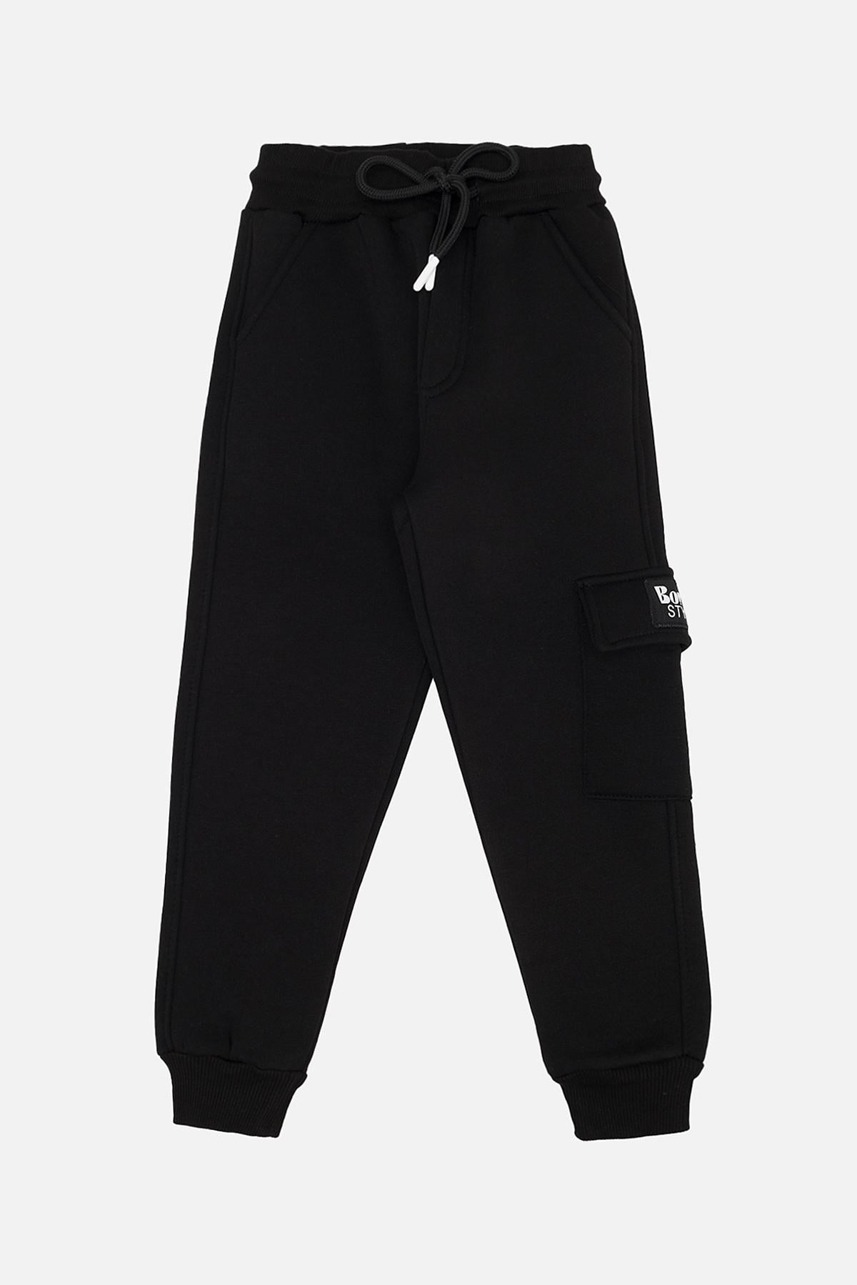 Спортивные брюки для мальчика 110 см Черный (ЦБ-00259204) Спортивные брюки для мальчика 110 см Черный (ЦБ-00259204)
