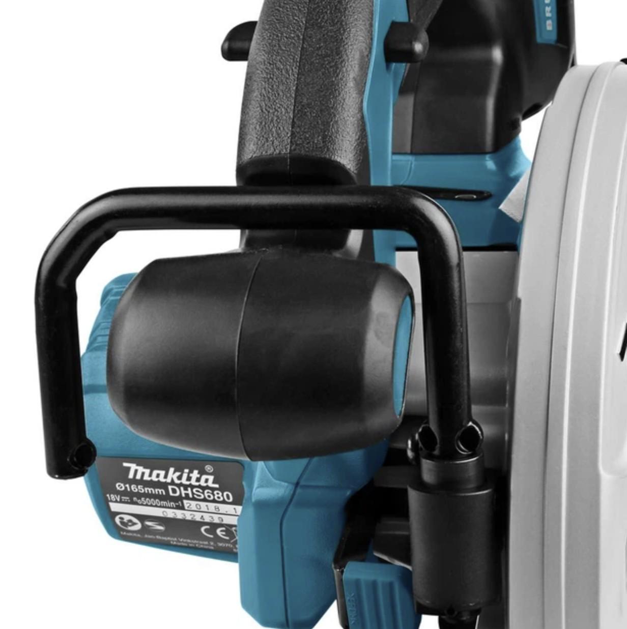 Дискова пила акумуляторна безщіткова DHS680 48 В 185 мм 10800 об/хв Синій (5678765) - фото 7 Дискова пила акумуляторна безщіткова DHS680 48 В 185 мм 10800 об/хв Синій (5678765) - фото 7