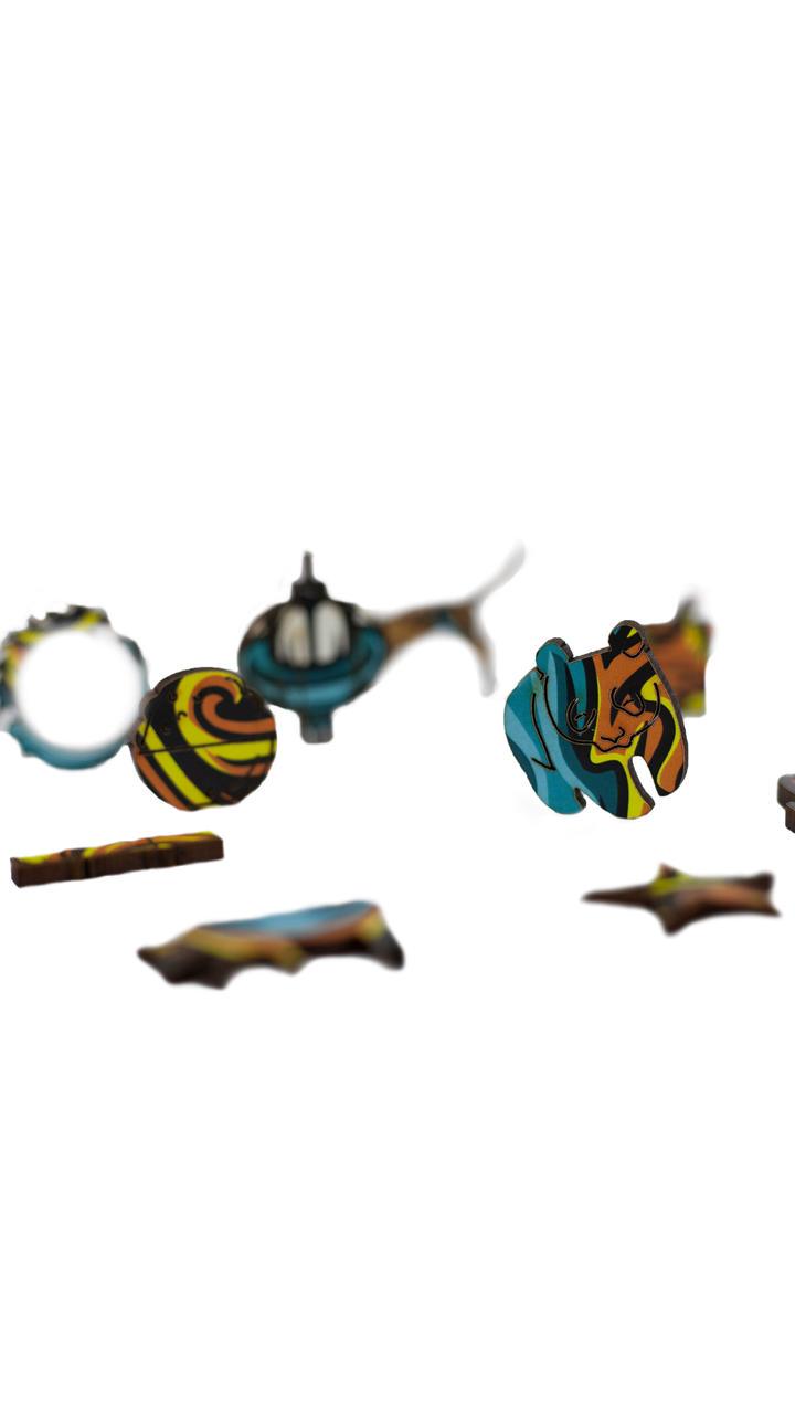 Пазл деревянный Загадочный Дракон А1 (547-5) - фото 4