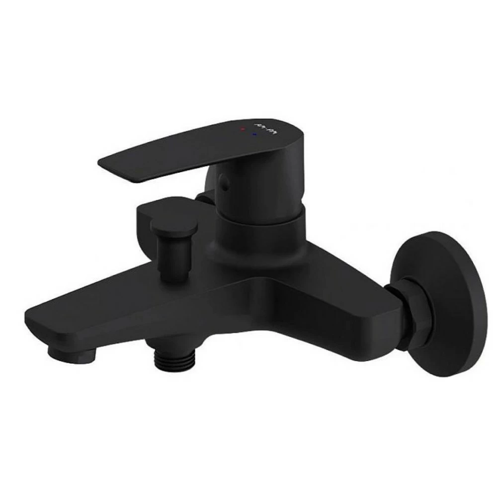 Смеситель для ванны АМ.РМ Gem F90E10022 Черный (510605)
