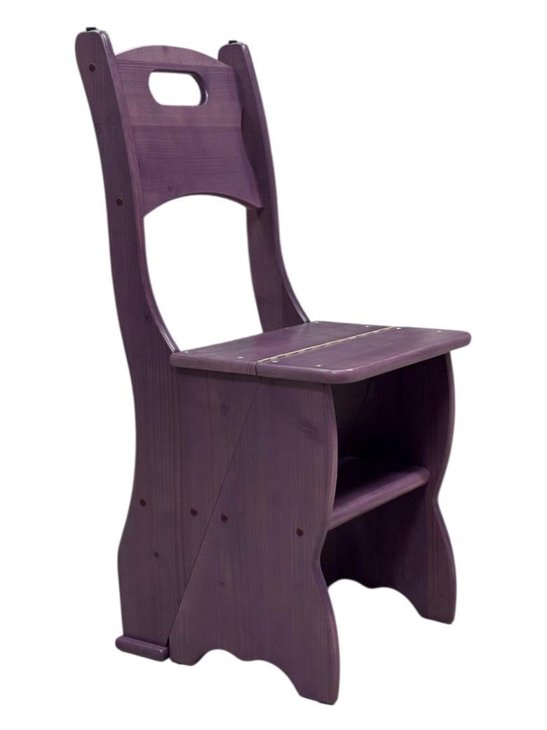 Деревянный стул-лестница Скіф СД-1 Трансформер Лаванда (26612563)