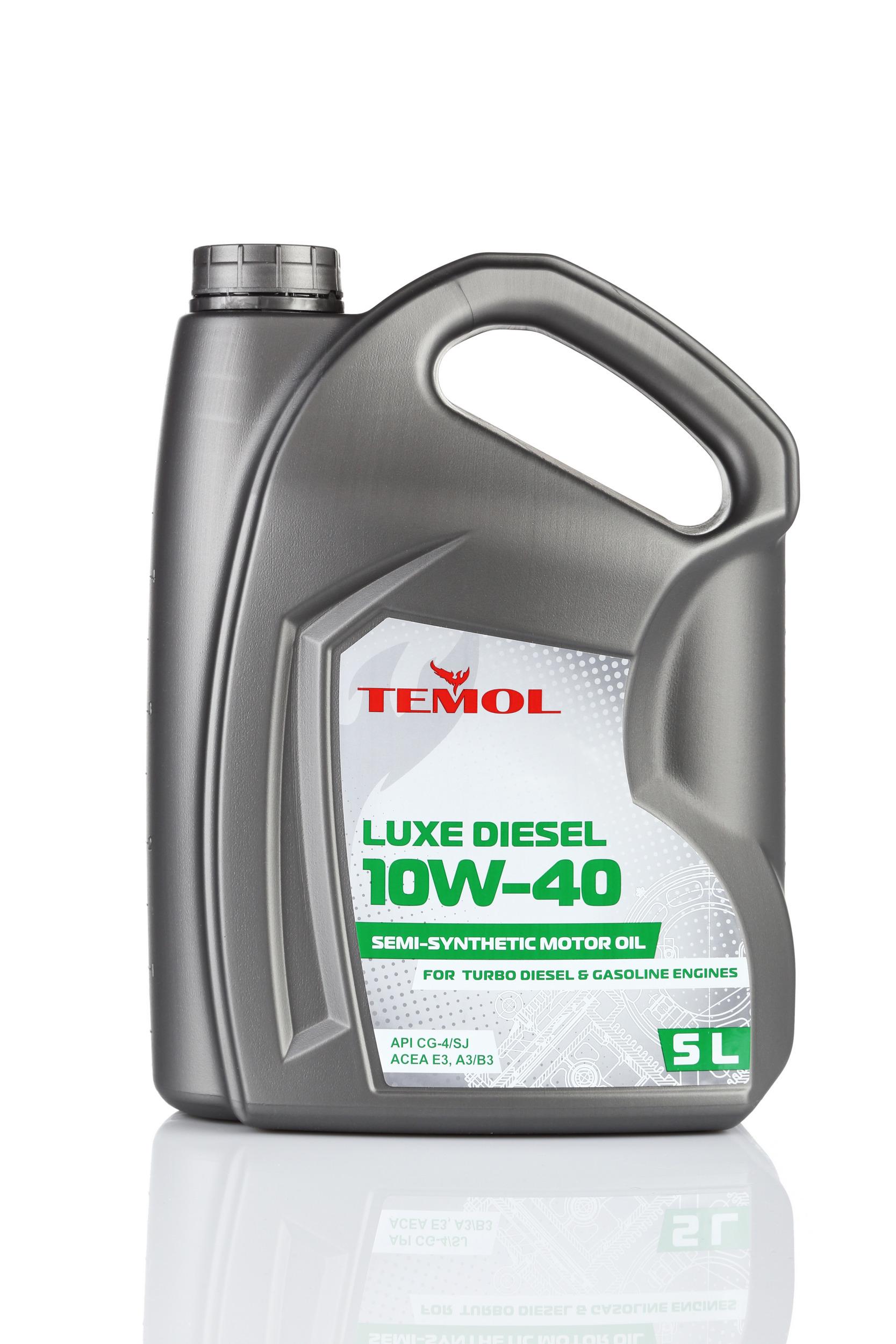 Моторна олива TEMOL LUXE DIESEL 10W-40 5 л (T-LD10W40-5L)