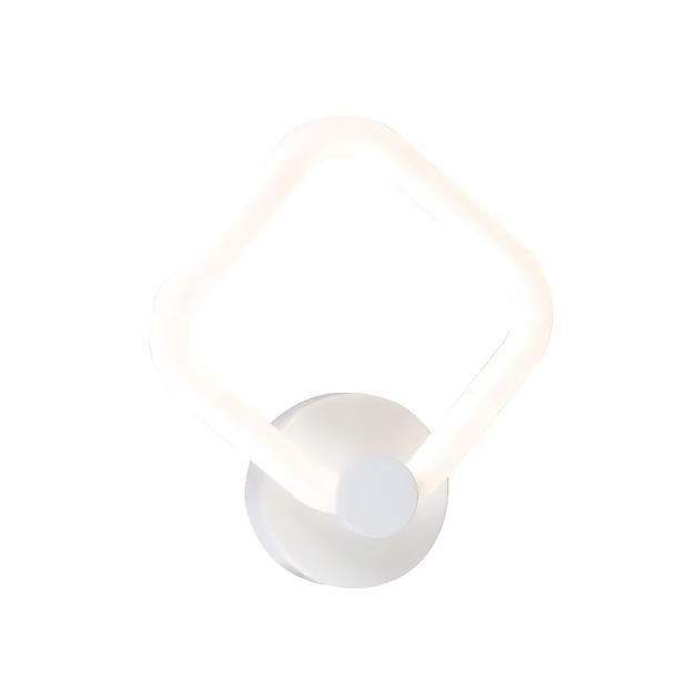 Бра світлодіодне настінне Valeso з квадратним плафоном 3000/6500K IP20 G 2589/1 WT 14W Білий (28689673) - фото 2