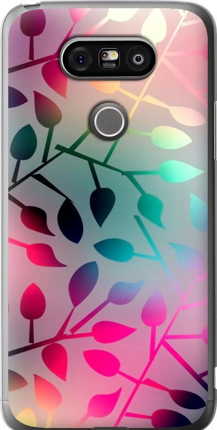 Чехол на LG G5 H860 Листья (2235u-348-42517)