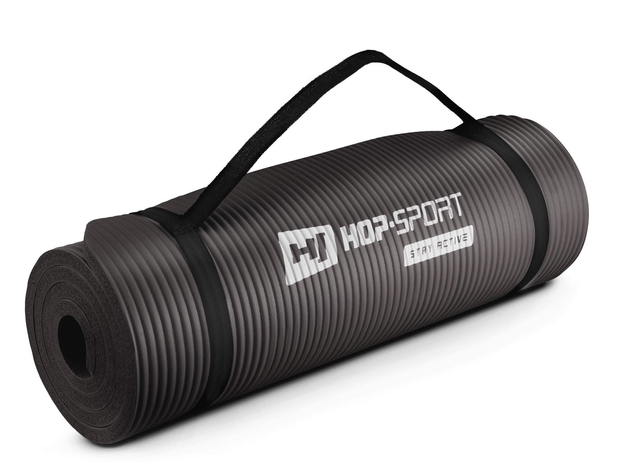 Мат для фитнеса и йоги с отверстиями Hop-Sport HS-N015GM 1,5 см Черный - фото 2 Мат для фитнеса и йоги с отверстиями Hop-Sport HS-N015GM 1,5 см Черный - фото 2