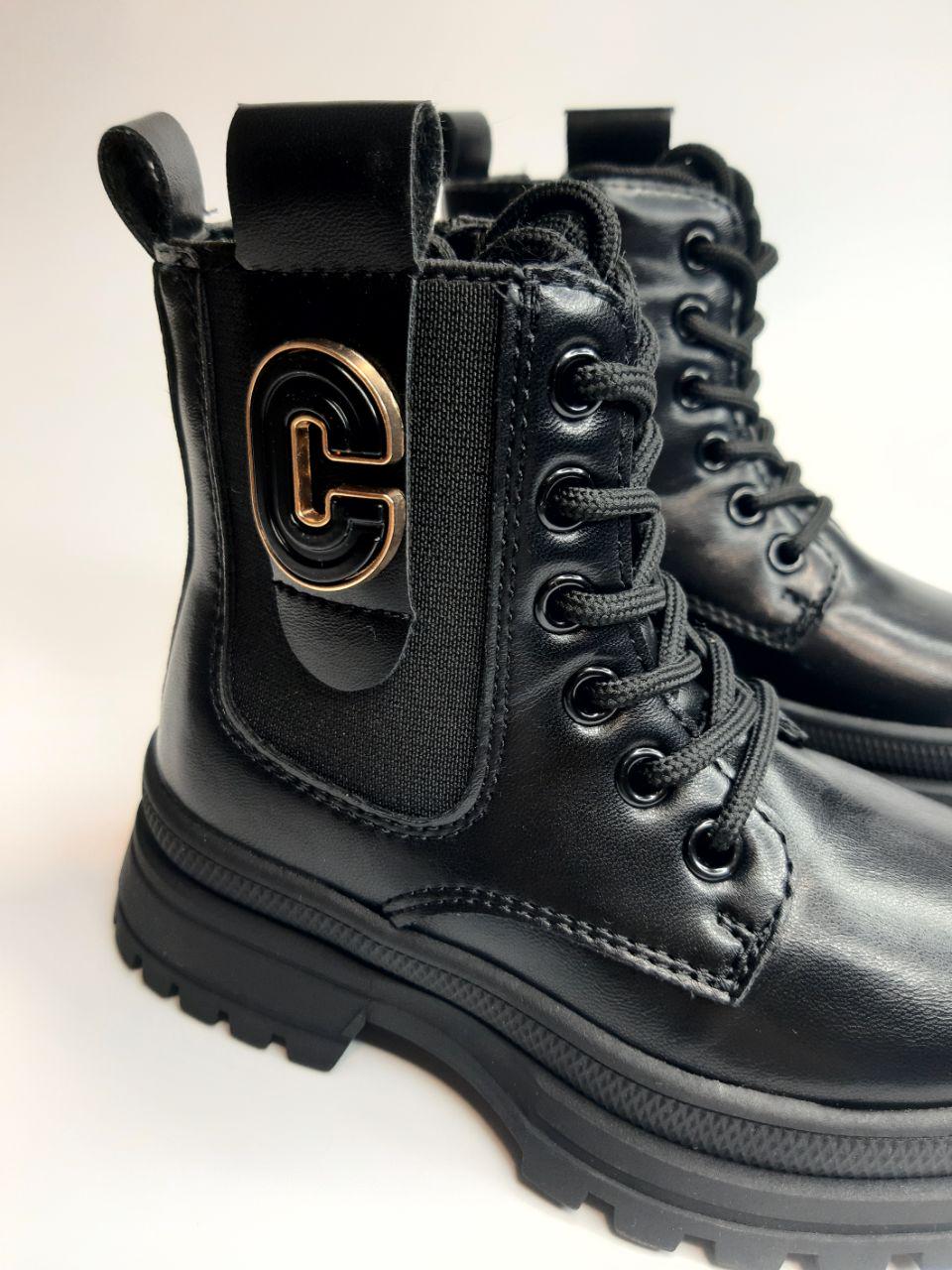 Ботинки зимние Clibee для девочки р. 26 17,5 см Черный (554 НВ black) - фото 3
