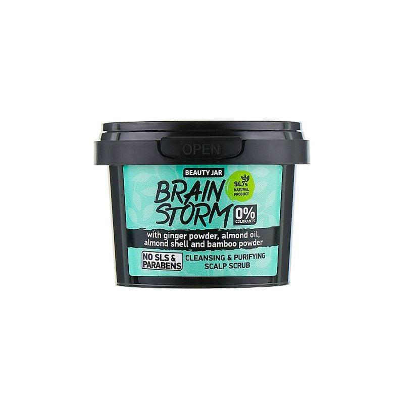 Очищающий скраб-шампунь для кожи головы Brain Storm Beauty Jar 100 мл (4751030830513)