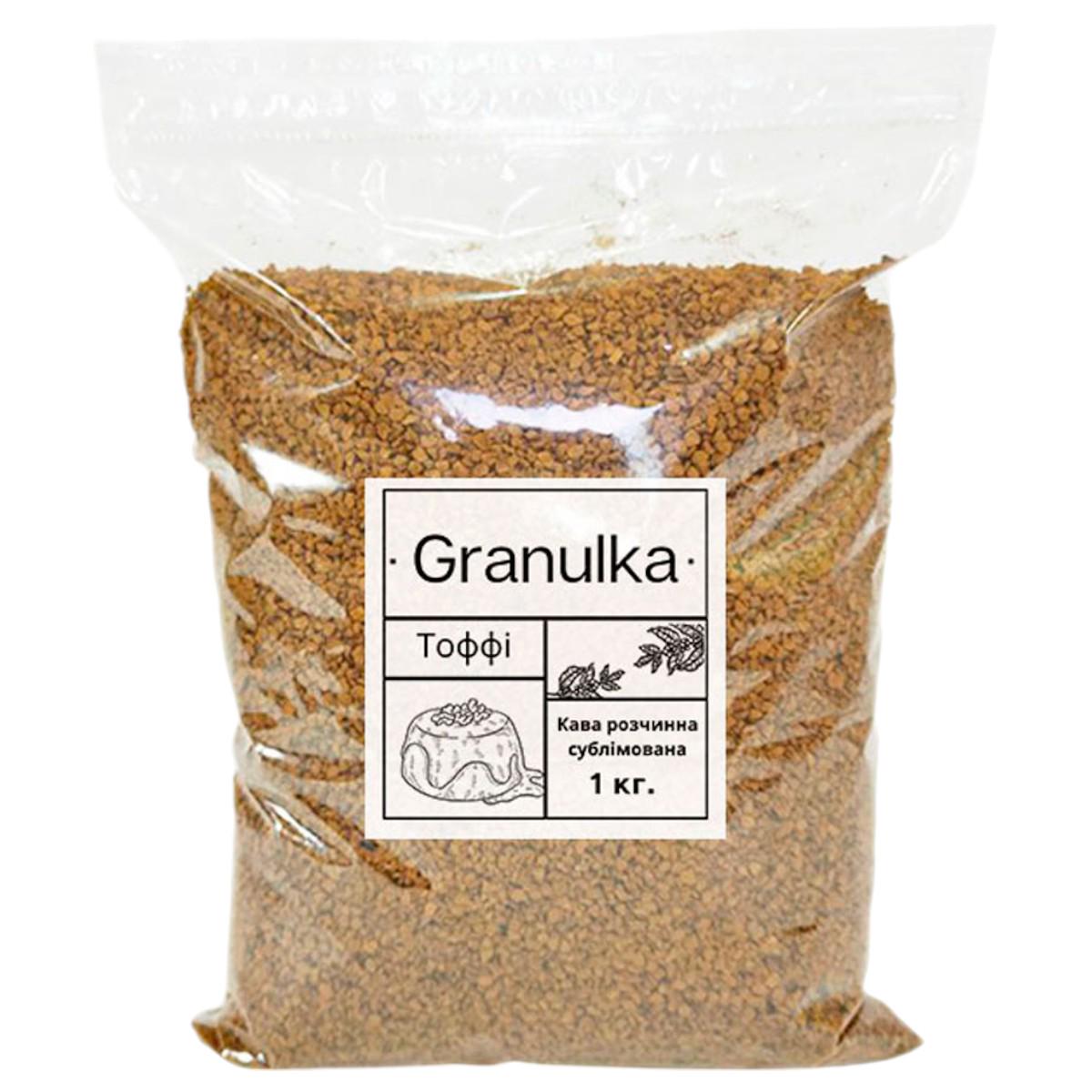 Кофе растворимый ароматизированный Granulka Тоффи 1 кг